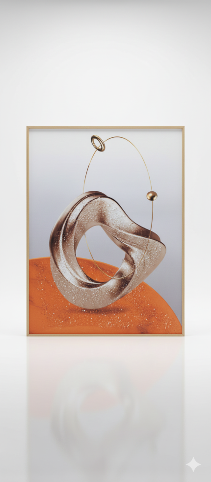 Abstract Swirl Wall Art